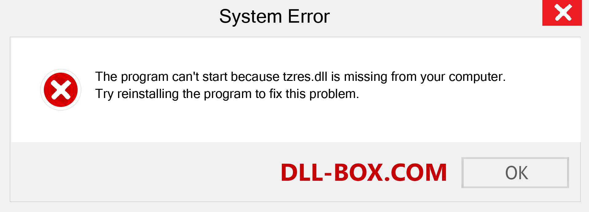  tzres.dll file is missing?. Download for Windows 7, 8, 10 - Fix  tzres dll Missing Error on Windows, photos, images